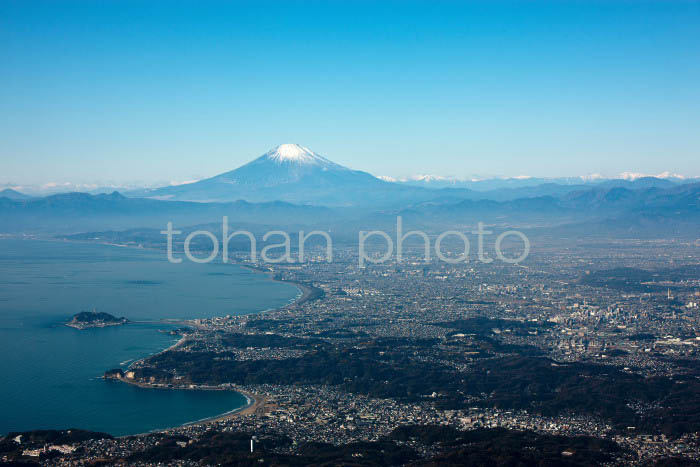 鎌倉,江の島より富士山(2012,01)