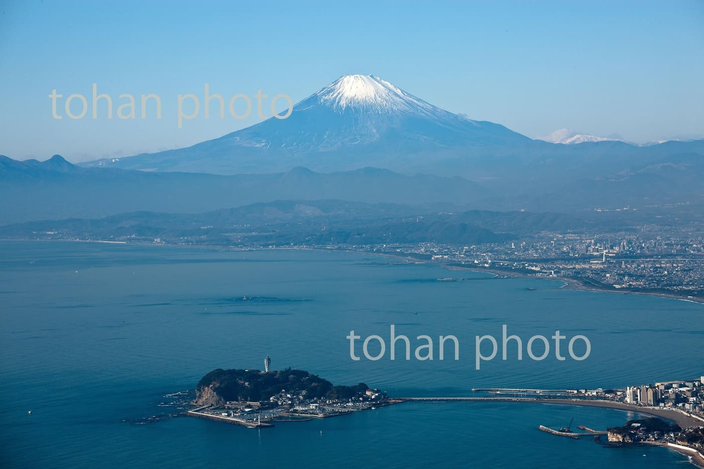 江の島より富士山-神奈