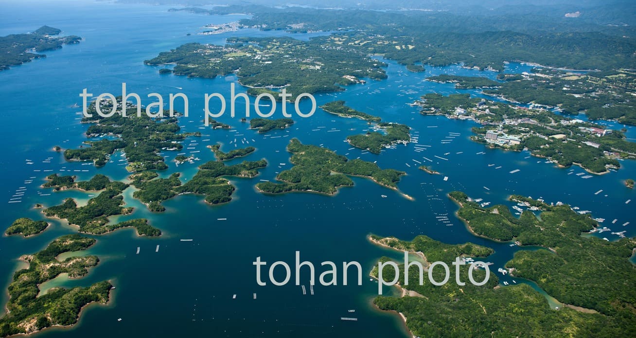 英虞湾の島々と賢島と合歓の郷周辺(リアス式海岸)伊勢志摩国立公園-三重