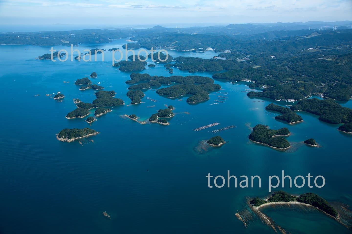 北九十九島 (西海国立公園)麦島,水小島,藤葛根島,大島,上忠六島,人頭島周辺(リアス式海岸)-長崎a