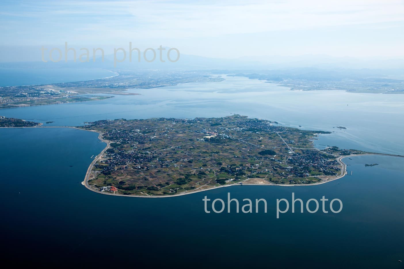 中海(大根島)より大山方面-島根