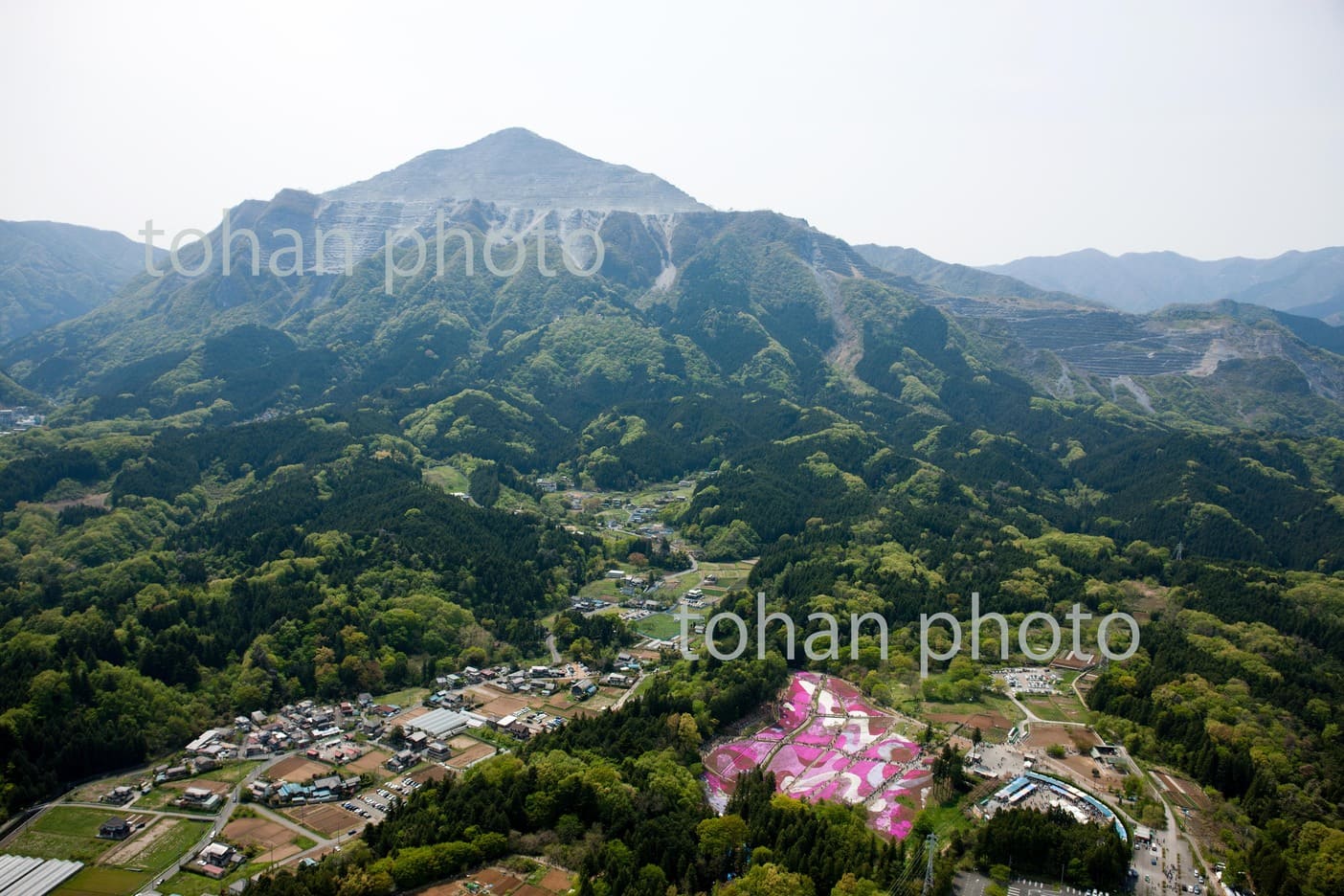 羊山公園より武甲山-埼玉