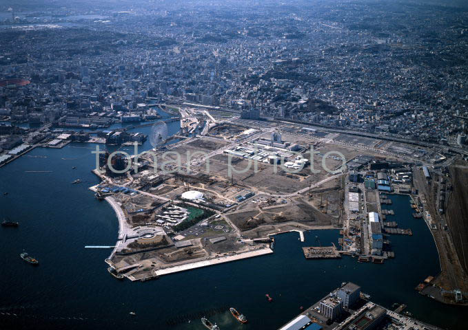 横浜みなとみらい予定地区-(1990)