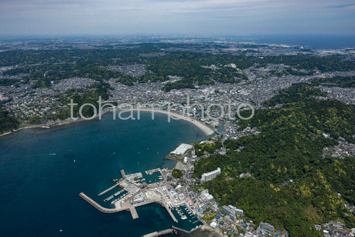 逗子海岸より逗子市街地-(2023,05)