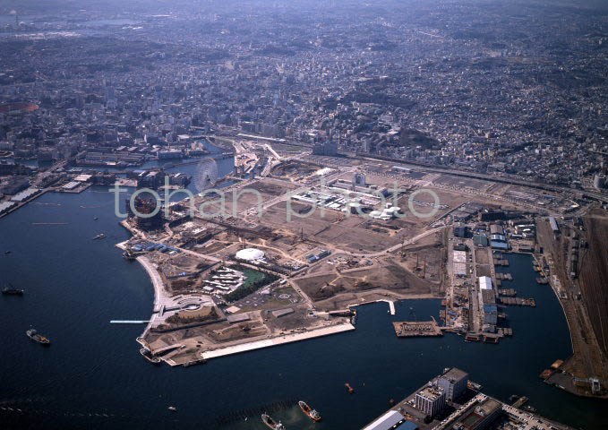 横浜みなとみらい予定地区-(1990)