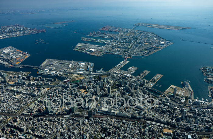 神戸市街地,三宮駅ゅう変より神戸ポートアイランド(2023,10)