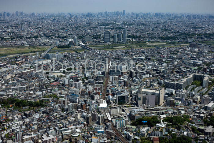 川崎溝の口より東京方面(2023,05)