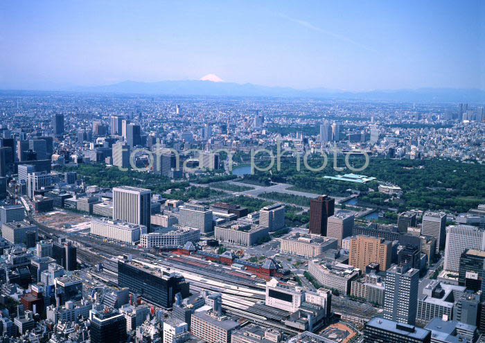 東京駅周辺より富士山(1992)