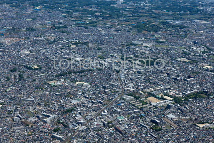 習志野駅と北習志野駅周辺の街並み(202453)