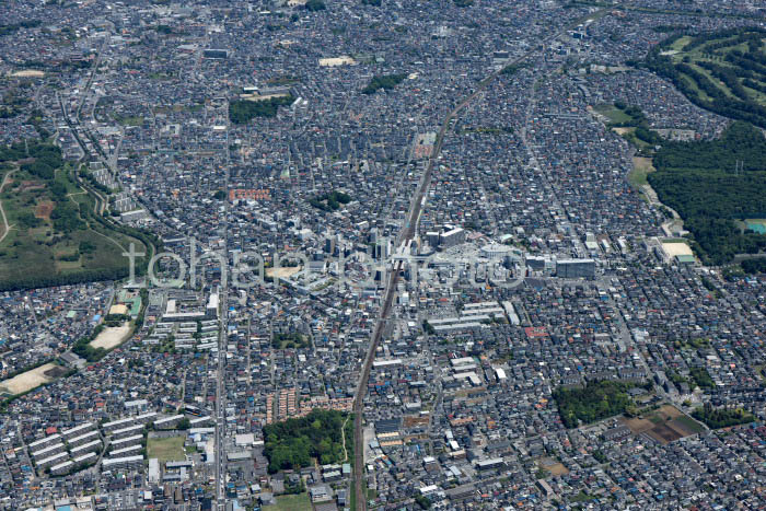 八千代台駅と住宅地周辺(202453)