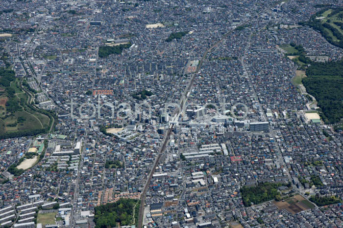 八千代台駅と住宅地周辺(202453)