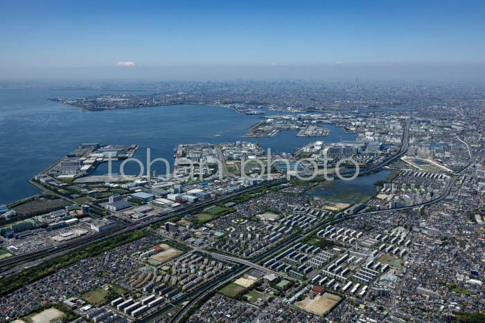 習志野より千葉港と東京湾(202453)