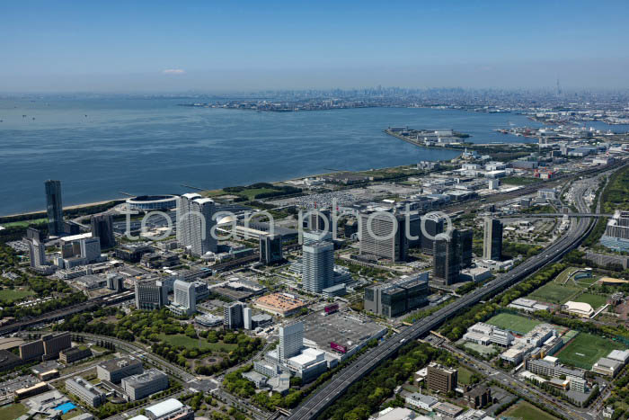 幕張ベイタウン住宅地より幕張新都心,東京方面(202453)