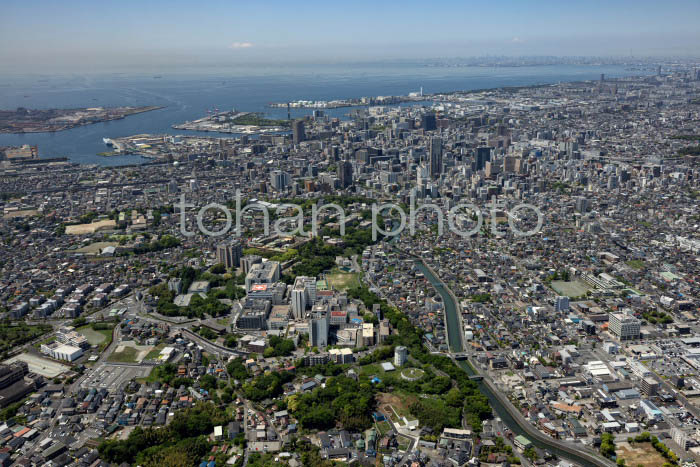 千葉市の街並み(亥鼻周辺より千葉駅と東京湾方面)(202453)