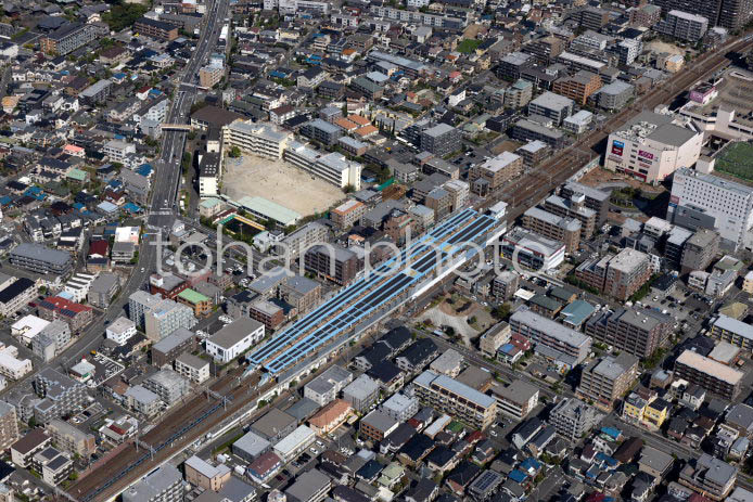 妙典駅駅のソーラーパネル設置(東西線ソーラー発電所)(20241013)