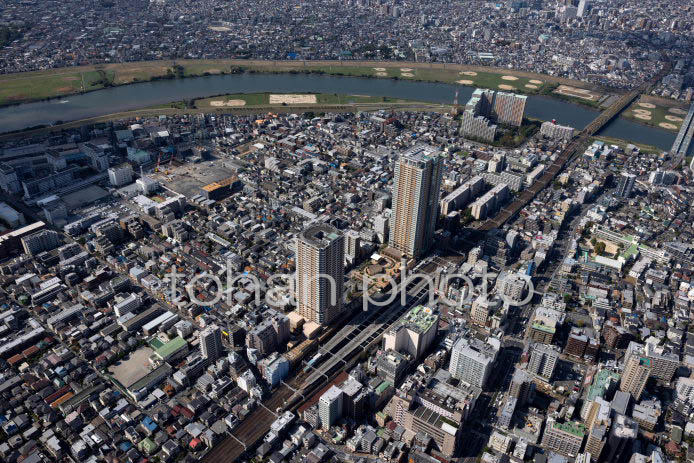 市川駅周辺と市川の街並み(20241013)