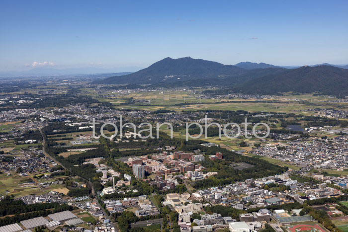 筑波大学施設より筑波山(20241013)