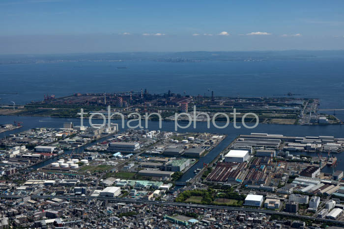 京浜工業地区と扇島周辺(202453)