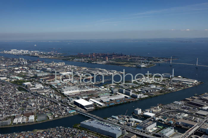 京浜工業地区より扇島周辺(202453)