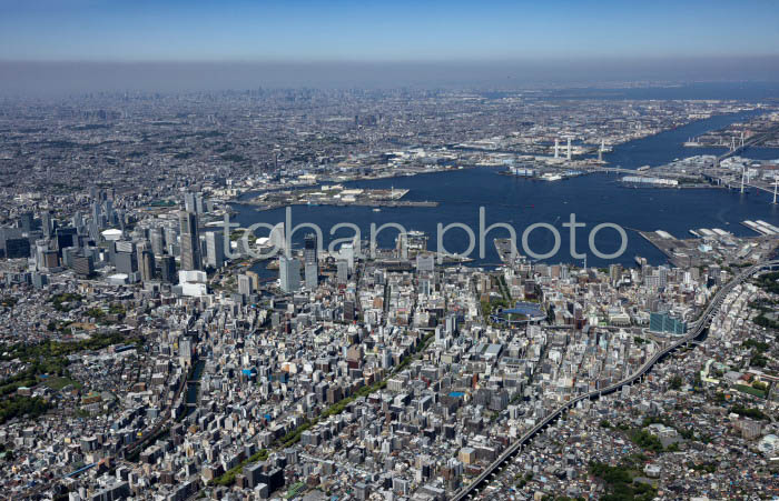 大通公園(高根町)周辺より横浜の街並み(202453)