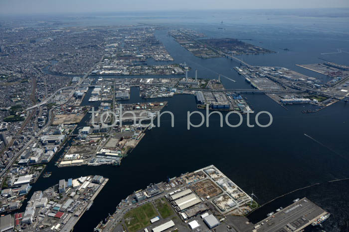京浜工業地区(神奈川区恵比須町より扇島方面)(202454)