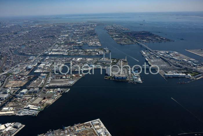 京浜工業地区(鶴見区大黒町より扇島方面)(202454)
