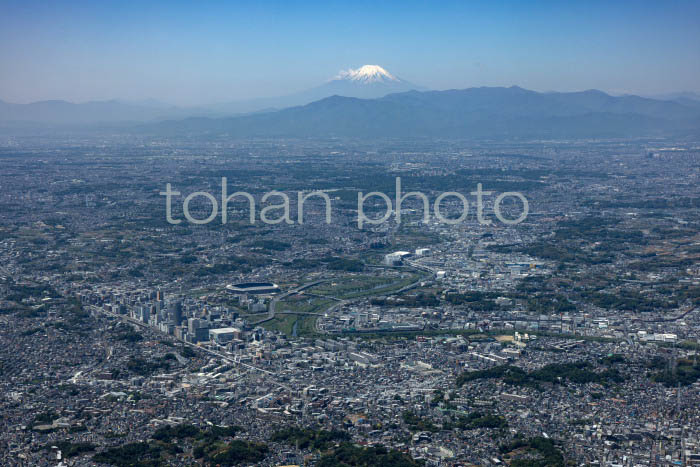 新横浜駅周辺より富士山(202454)