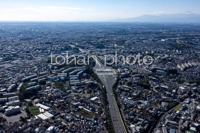 東名高速道路(東京料金所,東名川崎IC)周辺(20241103)