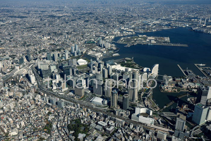 みなとみらい地区周辺と横浜港(20241103)