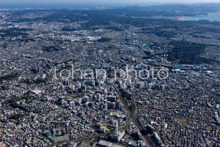 藤沢駅と街並み(20241103)
