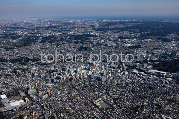 藤沢駅と街並み(20241103)