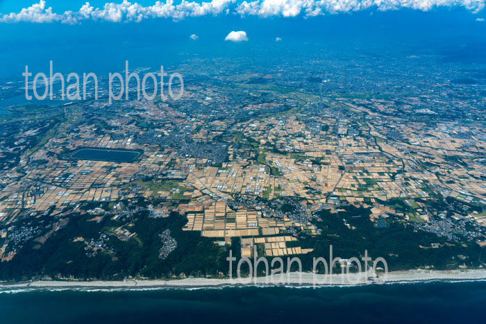 遠州灘より豊橋平野