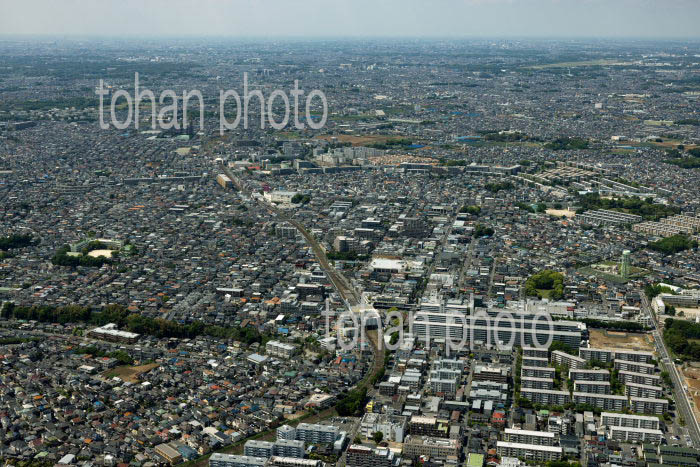 北習志野駅と周辺の街並み