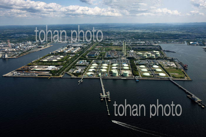 東京湾より京葉コンビナート(袖ケ浦)周辺