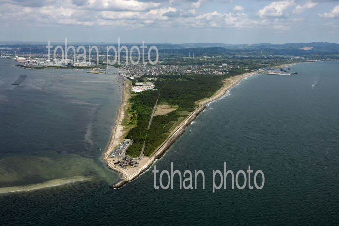 富津公園より富津岬と東京湾