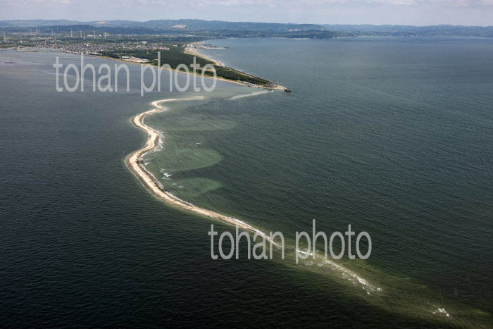 富津州と富津岬