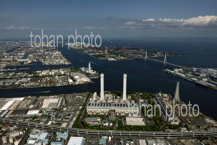 京浜工業地区(大黒町より川崎扇島方面)