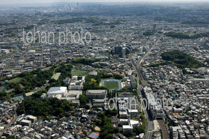 慶應義塾大学日吉キャンパスと日吉駅周辺