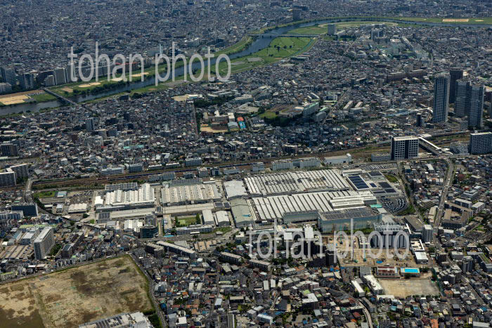 三菱ふそうトラック・バス本社・川崎工場と新川崎駅,鹿島田駅周辺