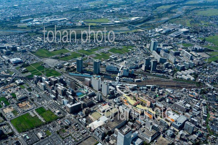 海老名駅と海老名の街並み
