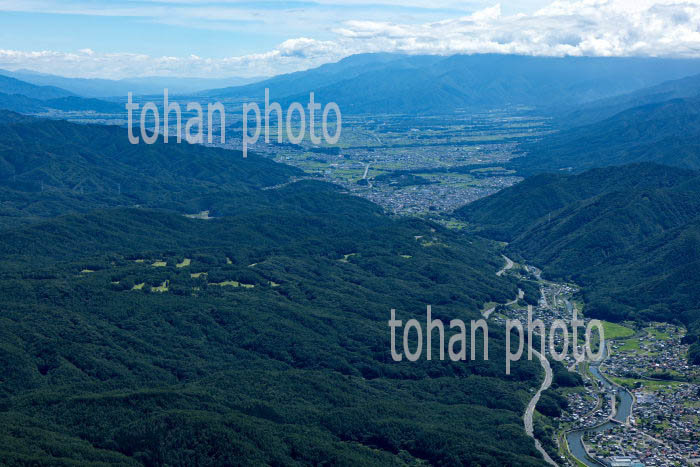 伊那番地(岡谷より伊那方面)