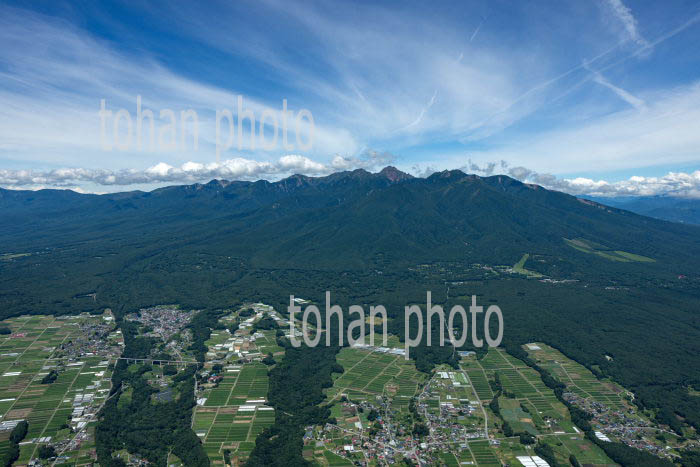八ケ岳(富士見町周辺より八ヶ岳連峰)日本百名山