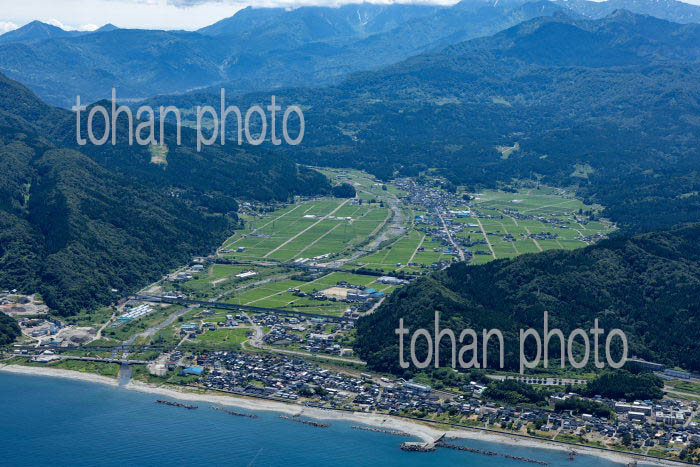 早川河口と梶屋敷駅周辺