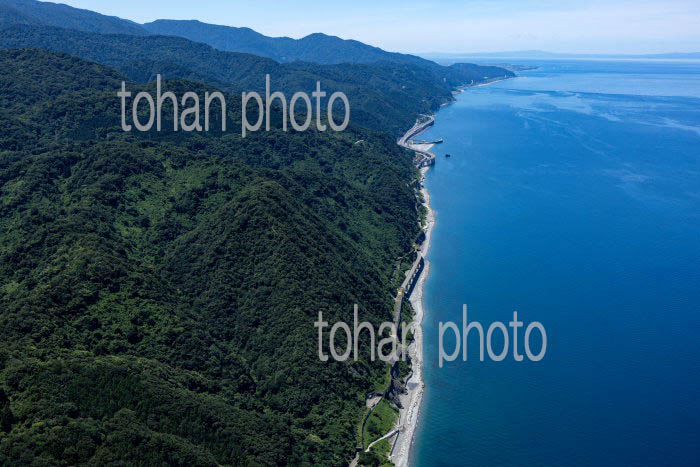 親不知(青海よりと富山方面)