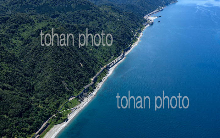 親不知(青海よりと富山方面)