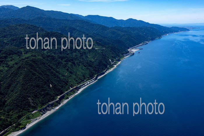 親不知(青海よりと富山方面)