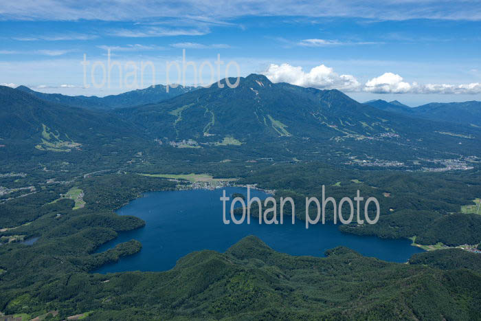 野尻湖より妙義山