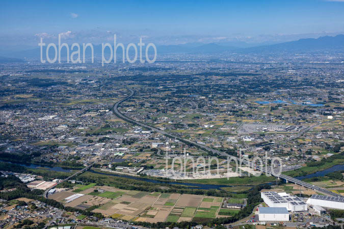 関越自動車道(花園IC,荒川より前橋方面)