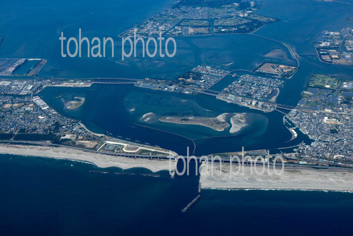 遠州灘より浜名湖