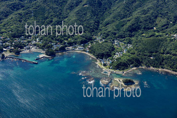 白浜漁港と白嶋神社周辺